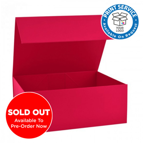 220x280x110mm Shocking Pink Magnetic Gift Boxes