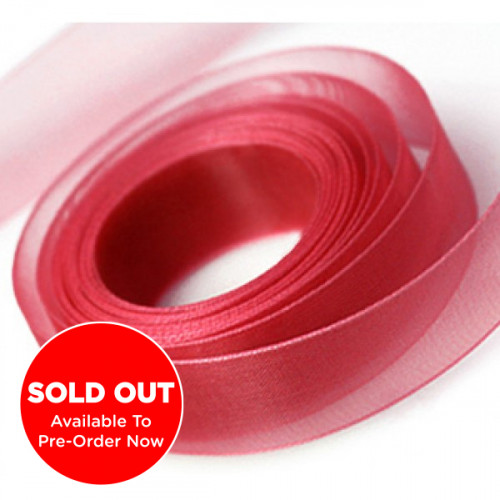 Red Chiffon Ribbon