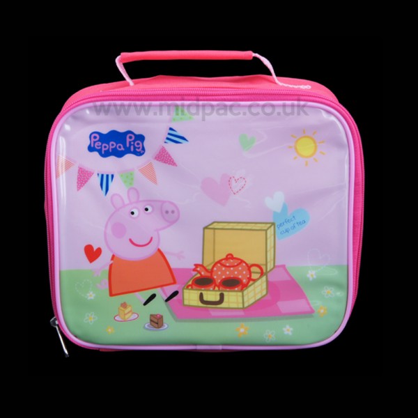 peppa pig school bag and lunch box