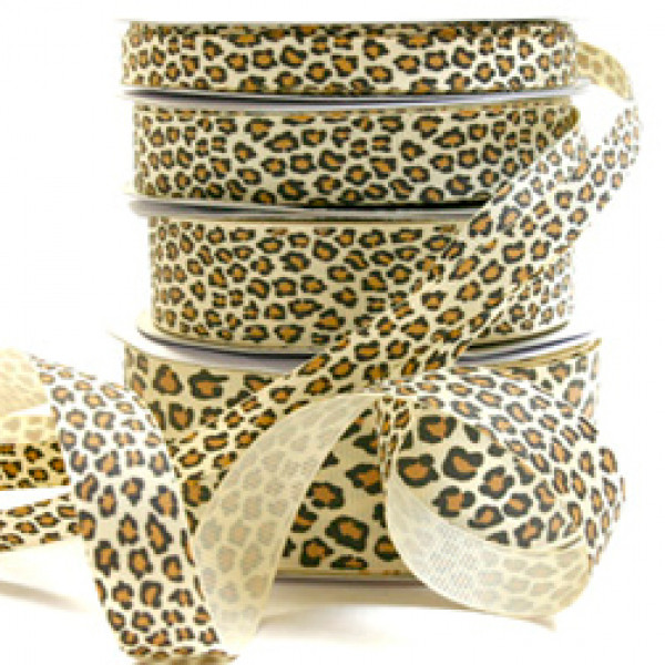 Leopard Print Ribbon